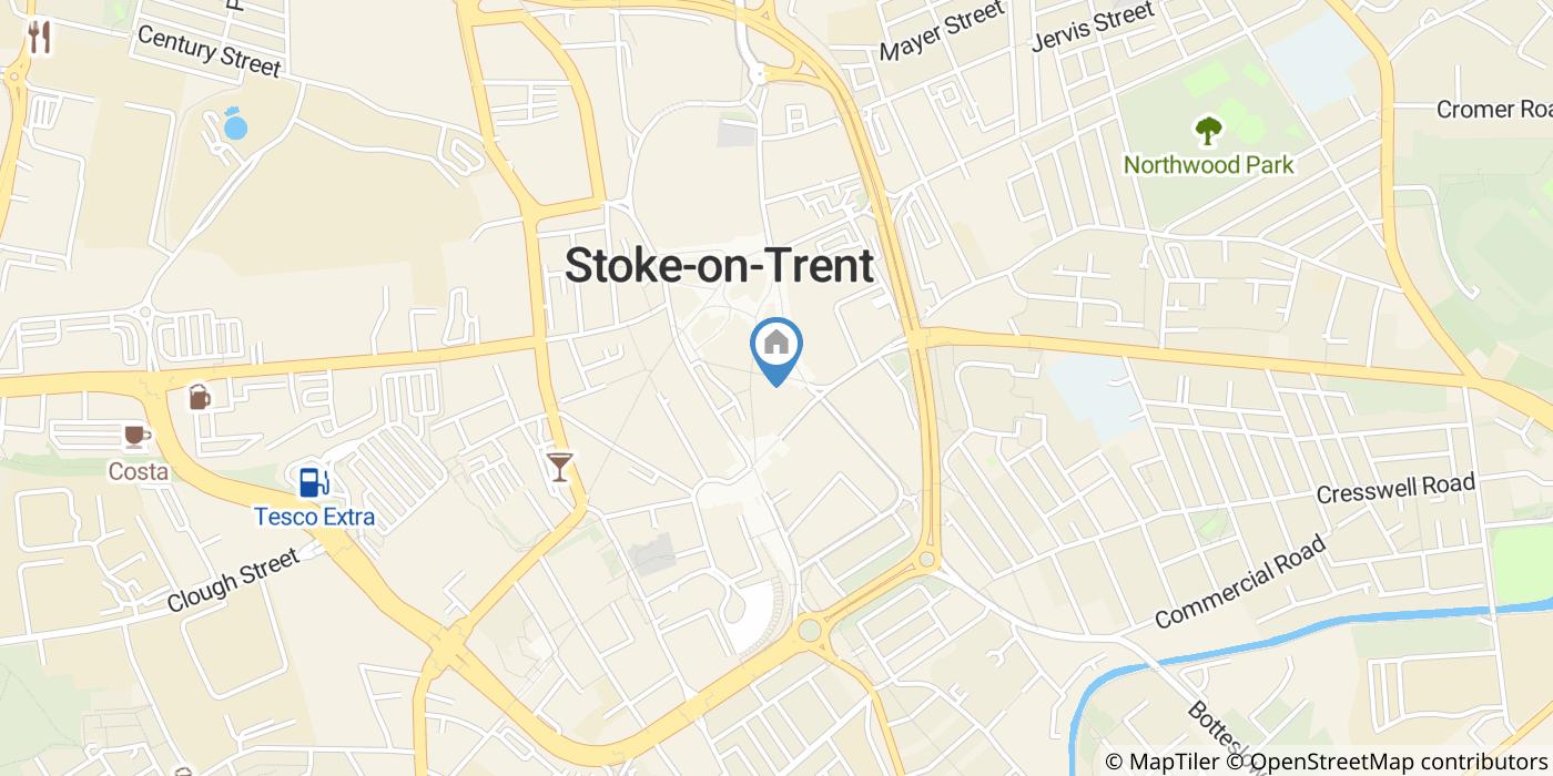 Studio Flat, The Webberley, ST1