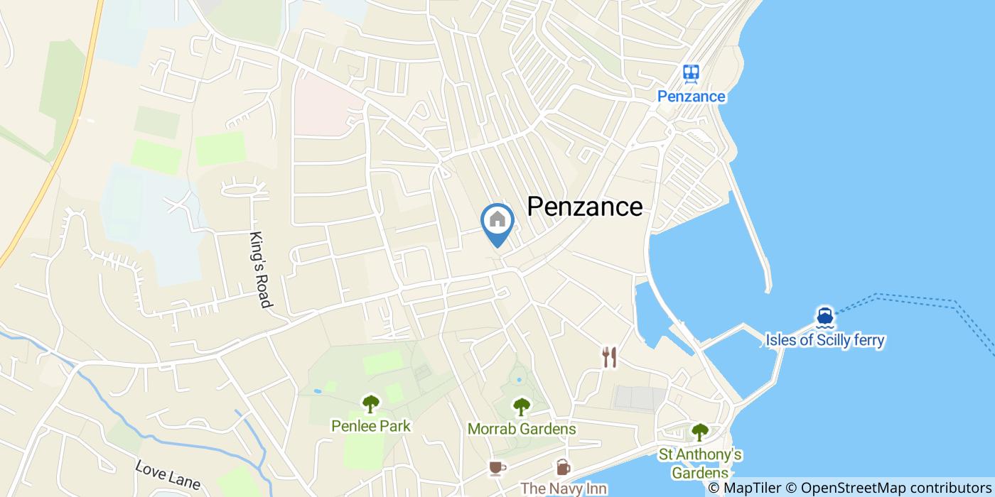 2 Bed Flat, Causewayhead, TR18