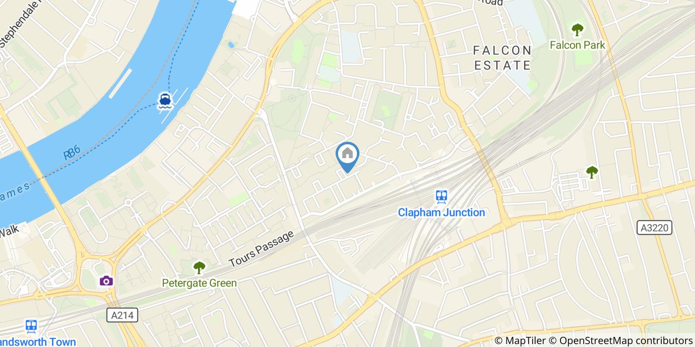 London - 3 Bed Maisonette, Thomas Baines Road, SW11 - To Rent Now for £ ...
