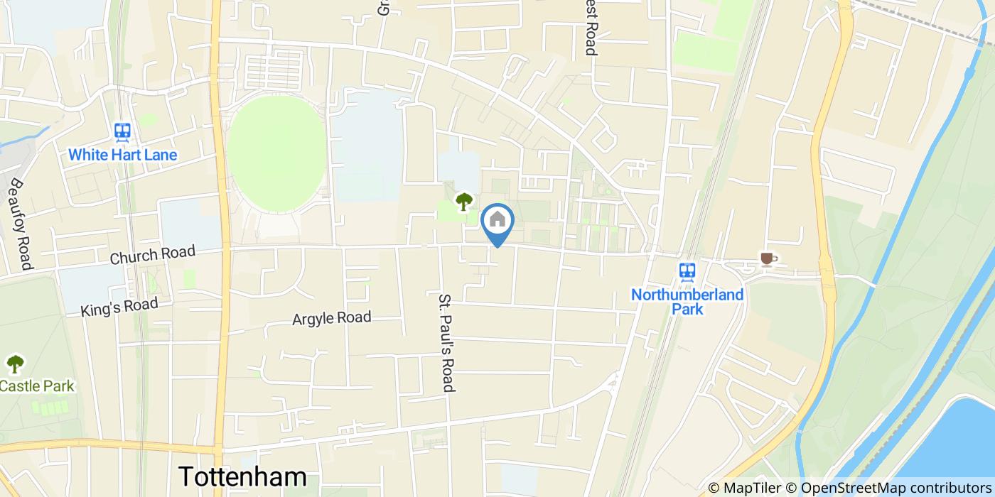 London - 1 Bed Flat, Park Lane, N17 - To Rent Now for £1,300.00 p/m