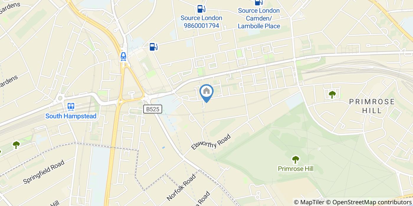 London - Studio Flat, King Henrys Road, NW3 - To Rent Now for £1,675.00 p/m