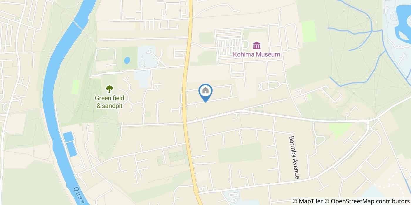 2 Bed Terraced House, Derwent Road, YO10
