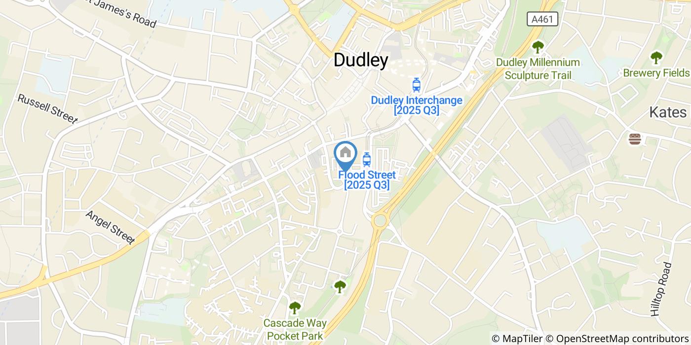2 Bed Flat, The Minories, DY2