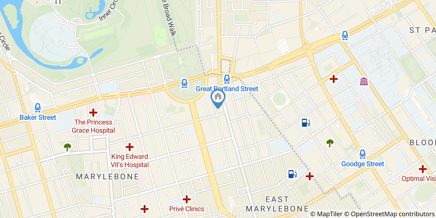 Studio Flat, Devonshire St, W1W