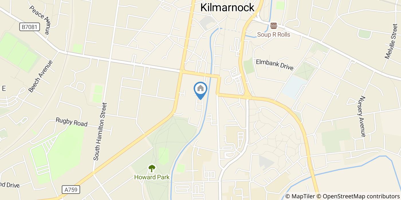 1 Bed Flat, Waterside St, KA1