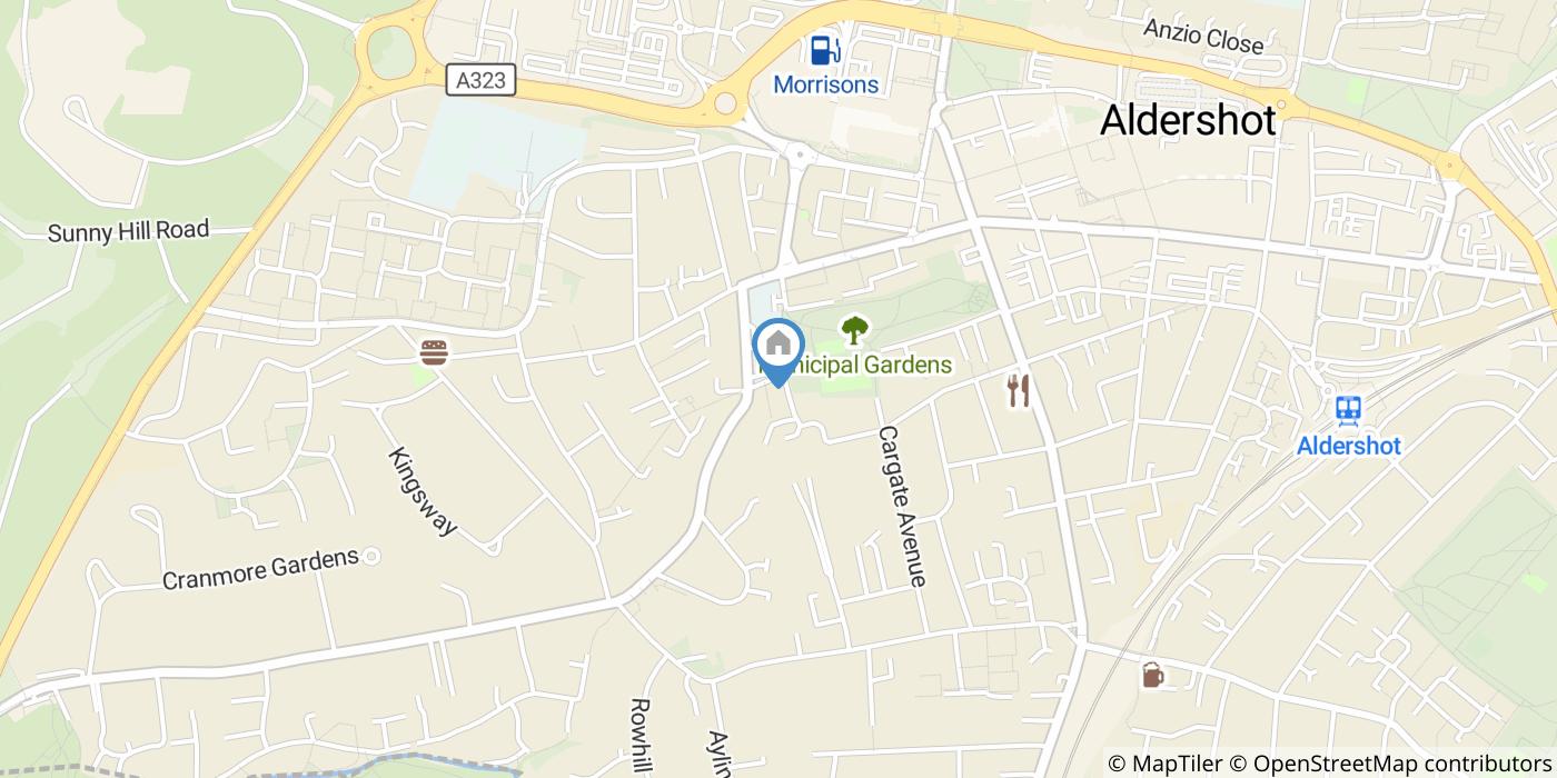 1 Bed Flat, The Warren, GU11
