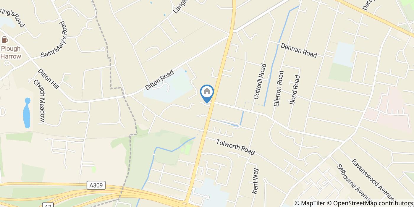 Surbiton - 1 Bed Flat, Hook Road, KT6 - To Rent Now for £1,300.00 p/m