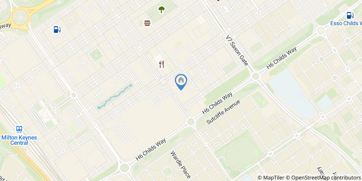 3 Bed Flat, Garnet House, MK9