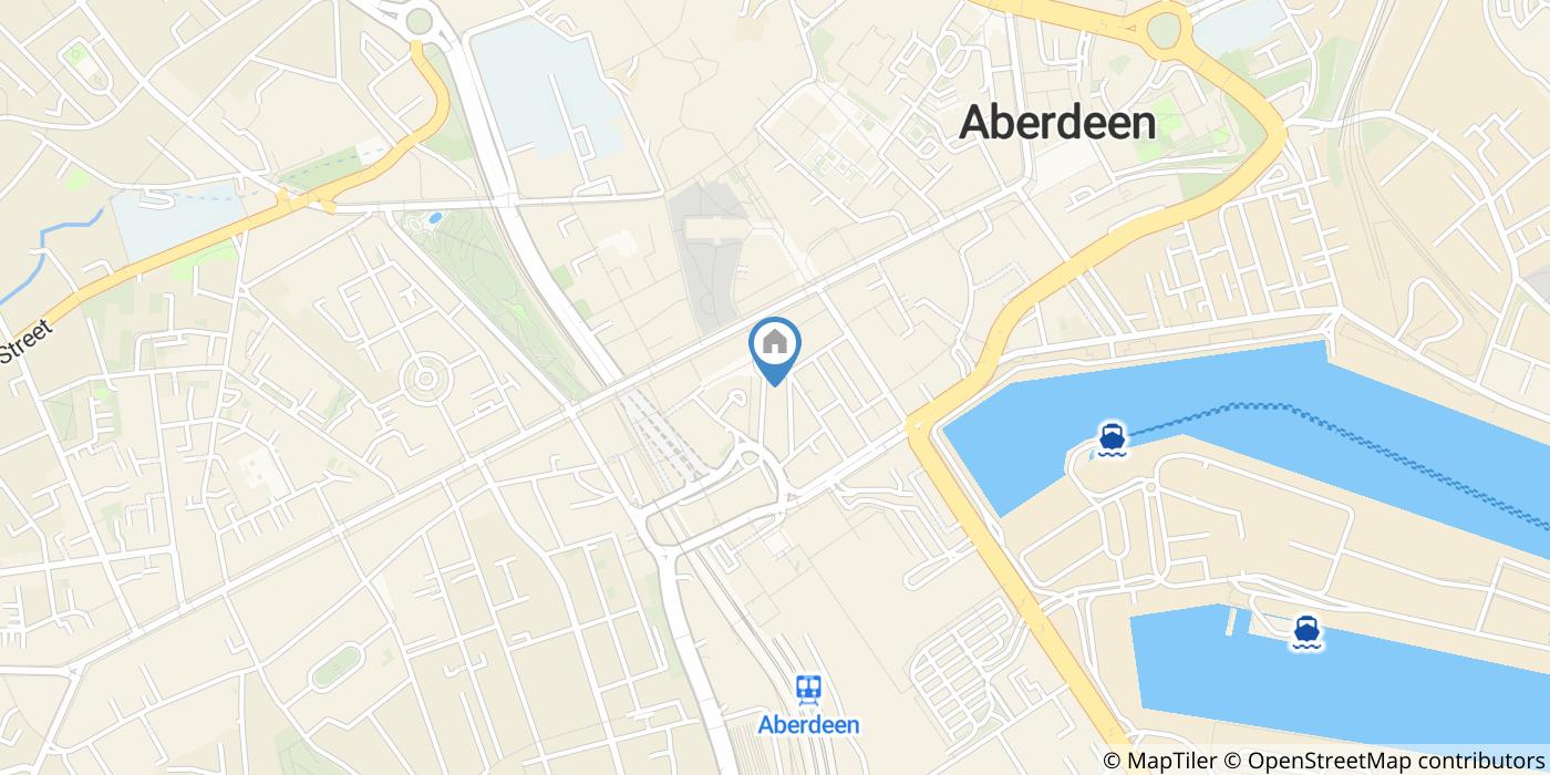 2 Bed Flat, Carmelite St, AB11