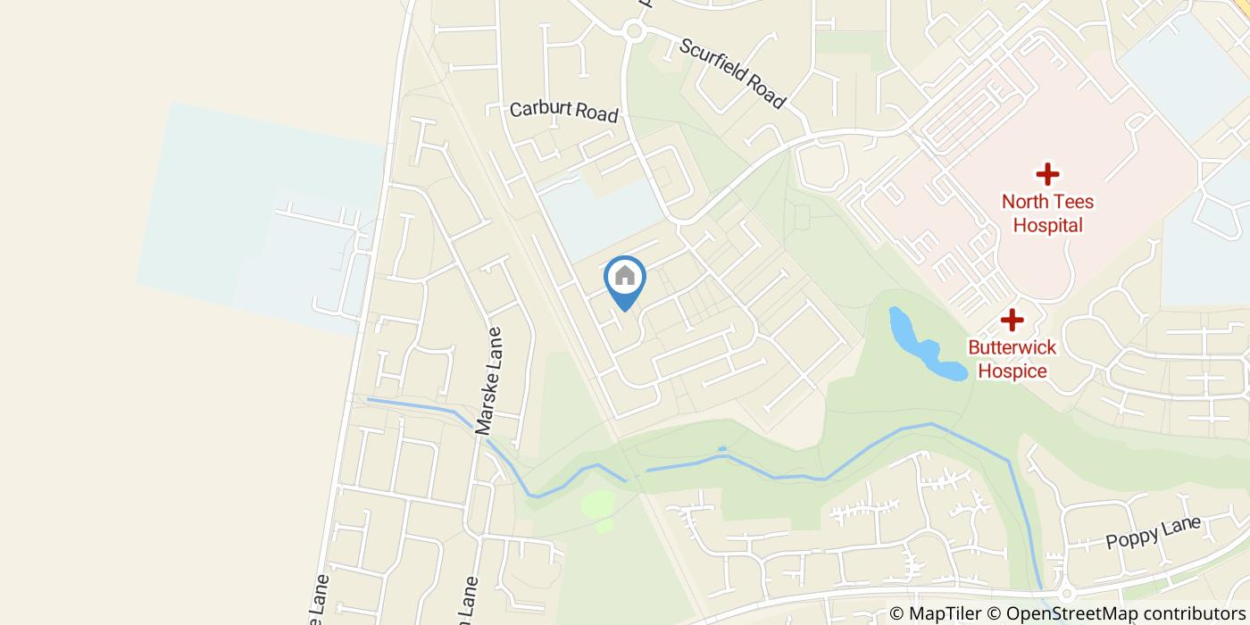 3 Bed Terraced House, Carville Court, TS19