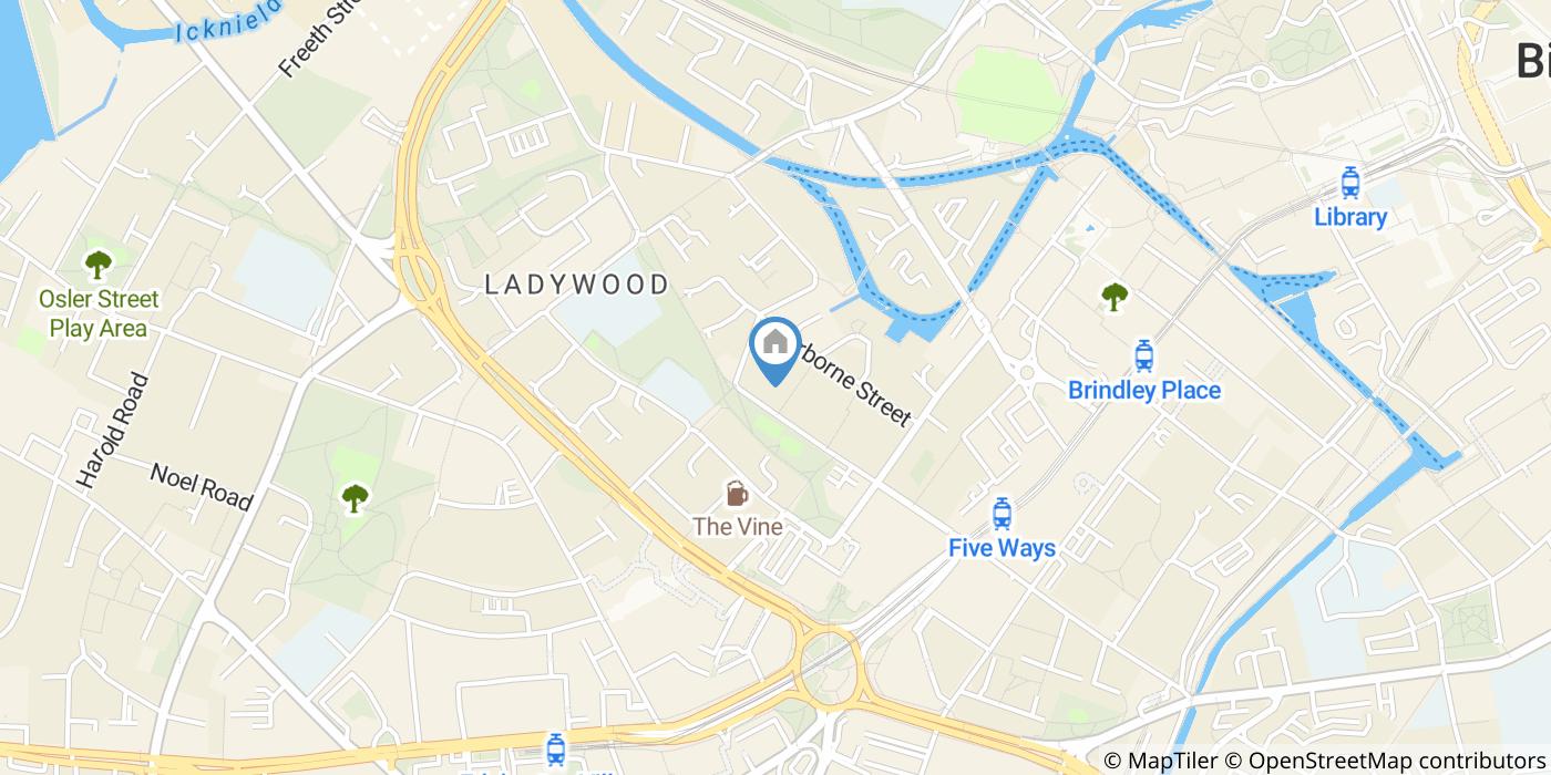 Studio Flat, Ryland Street, B16