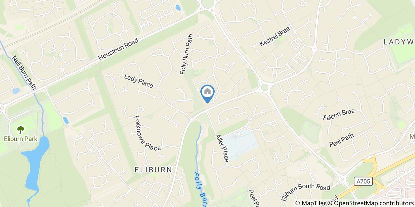 1 Bed End Terrace, Begbie Place, EH54