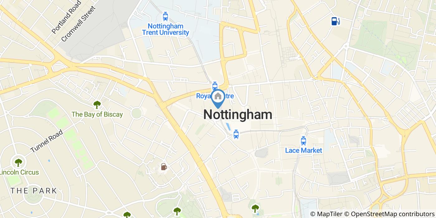 1 Bed Flat, Market St, NG1
