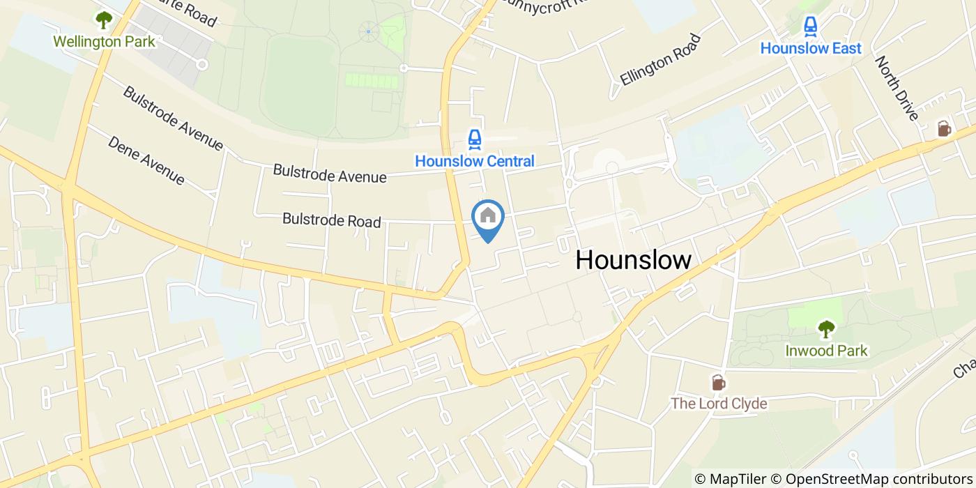 Studio Flat, Central House, TW3