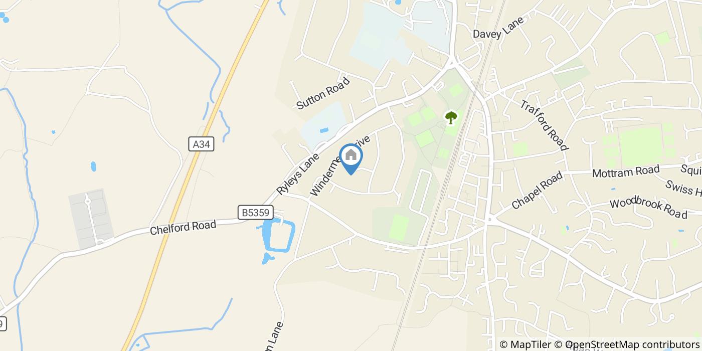 3 Bed Bungalow, Thirlmere Close, SK9
