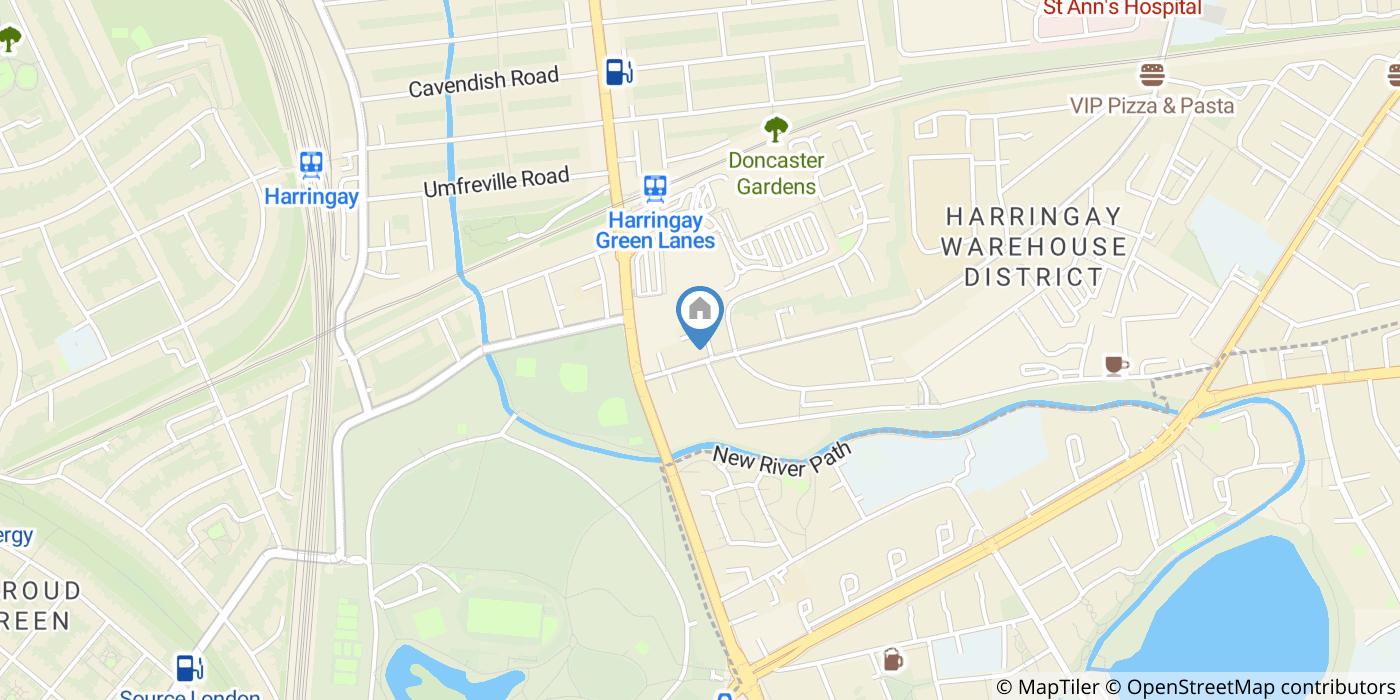 Room in a Shared Flat, Hermitage Road, N4