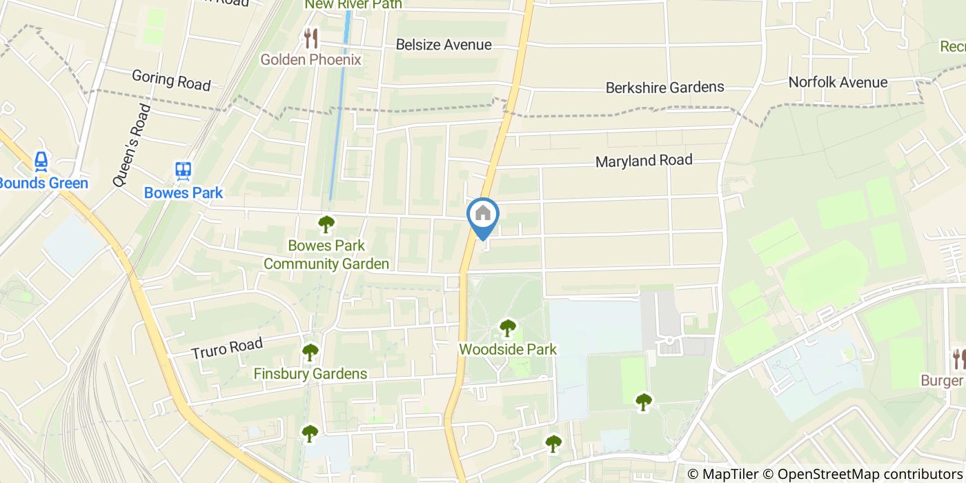 1 Bed Flat, High Road, N22