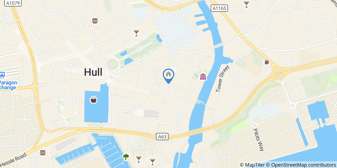 1 Bed Flat, Victoria Chambers, HU1