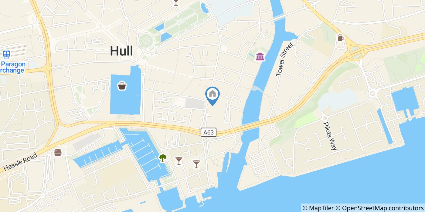1 Bed Flat, King William House, HU1
