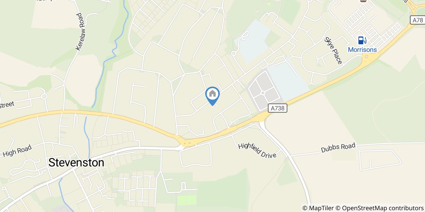 3 Bed End Terrace, Lochlie Place, KA20