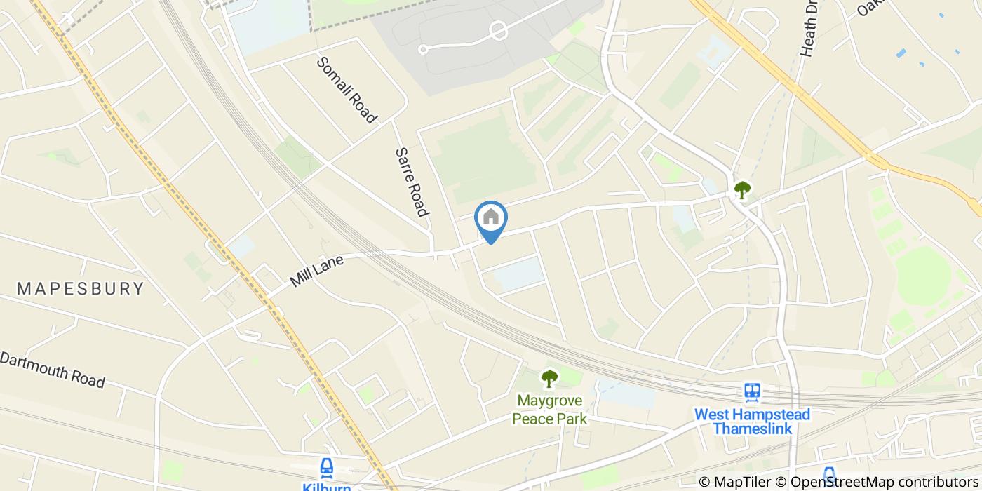 London - Studio Flat, Mill Lane, NW6 - To Rent Now for £1,150.00 p/m