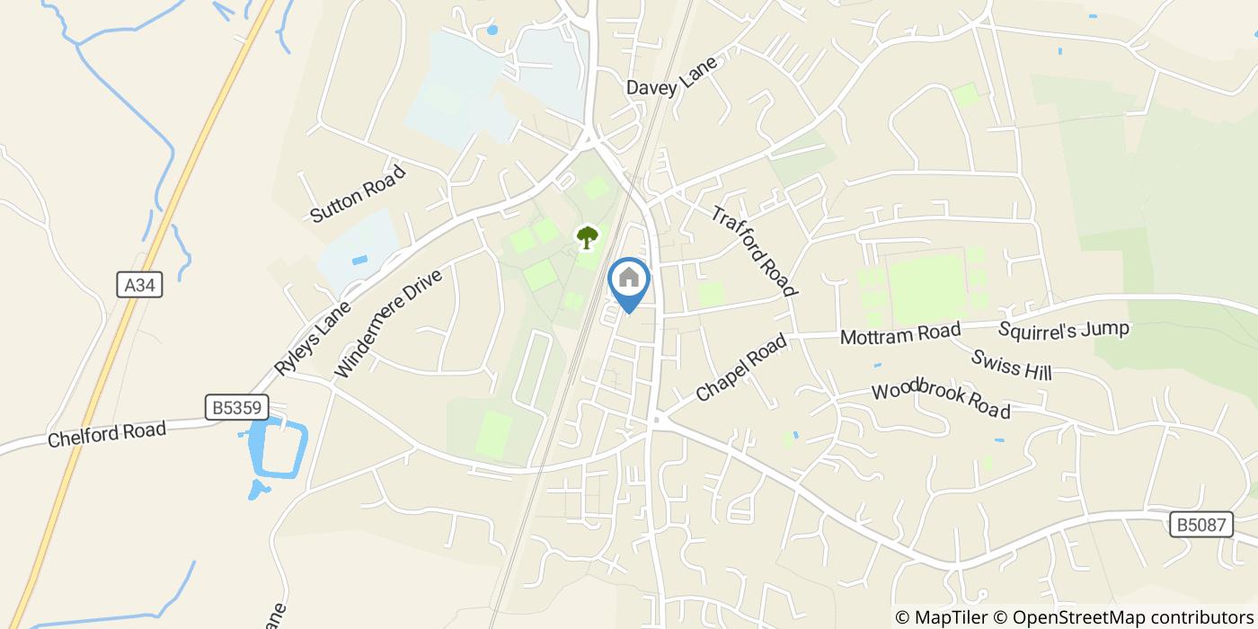 2 Bed Flat, Royles Square, SK9
