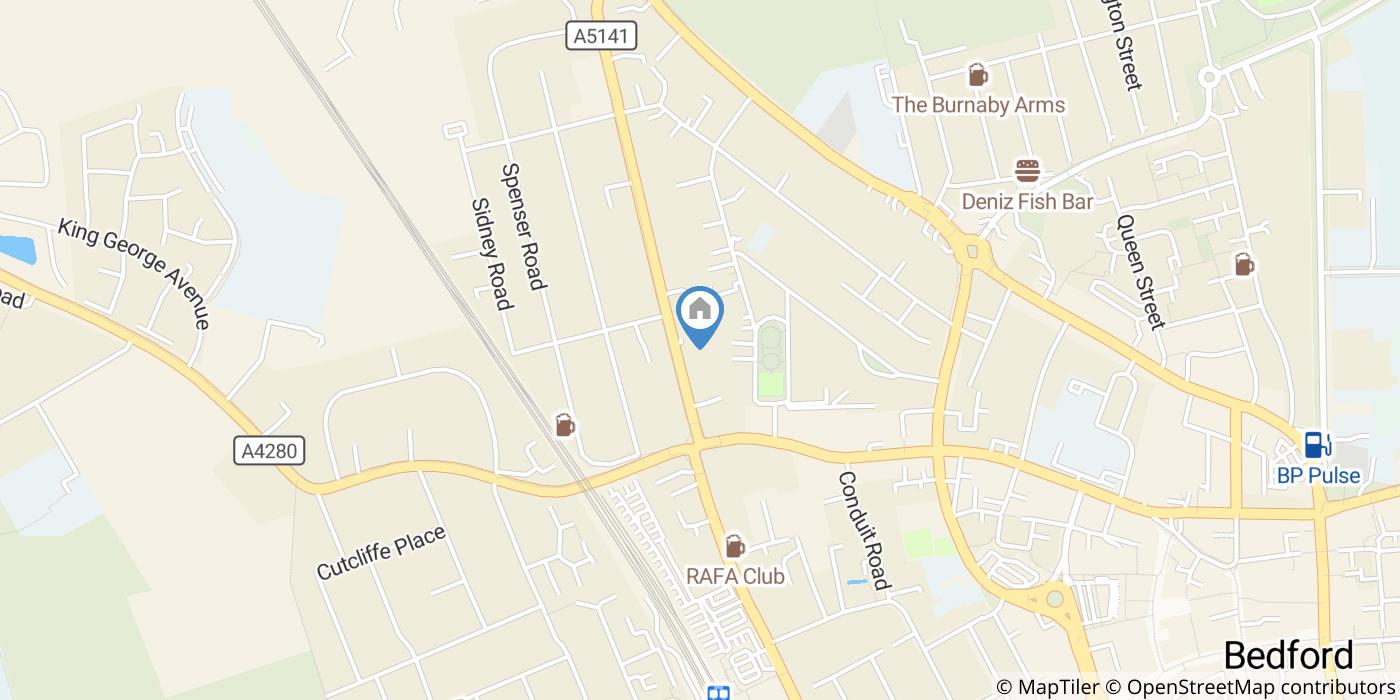 2 Bed Flat, Shakespeare Road, MK40
