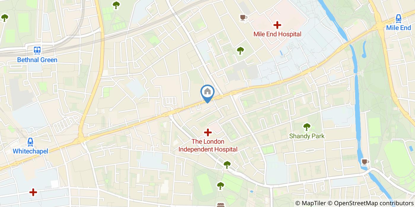 Room in a Shared Flat, Mile End Road, E1