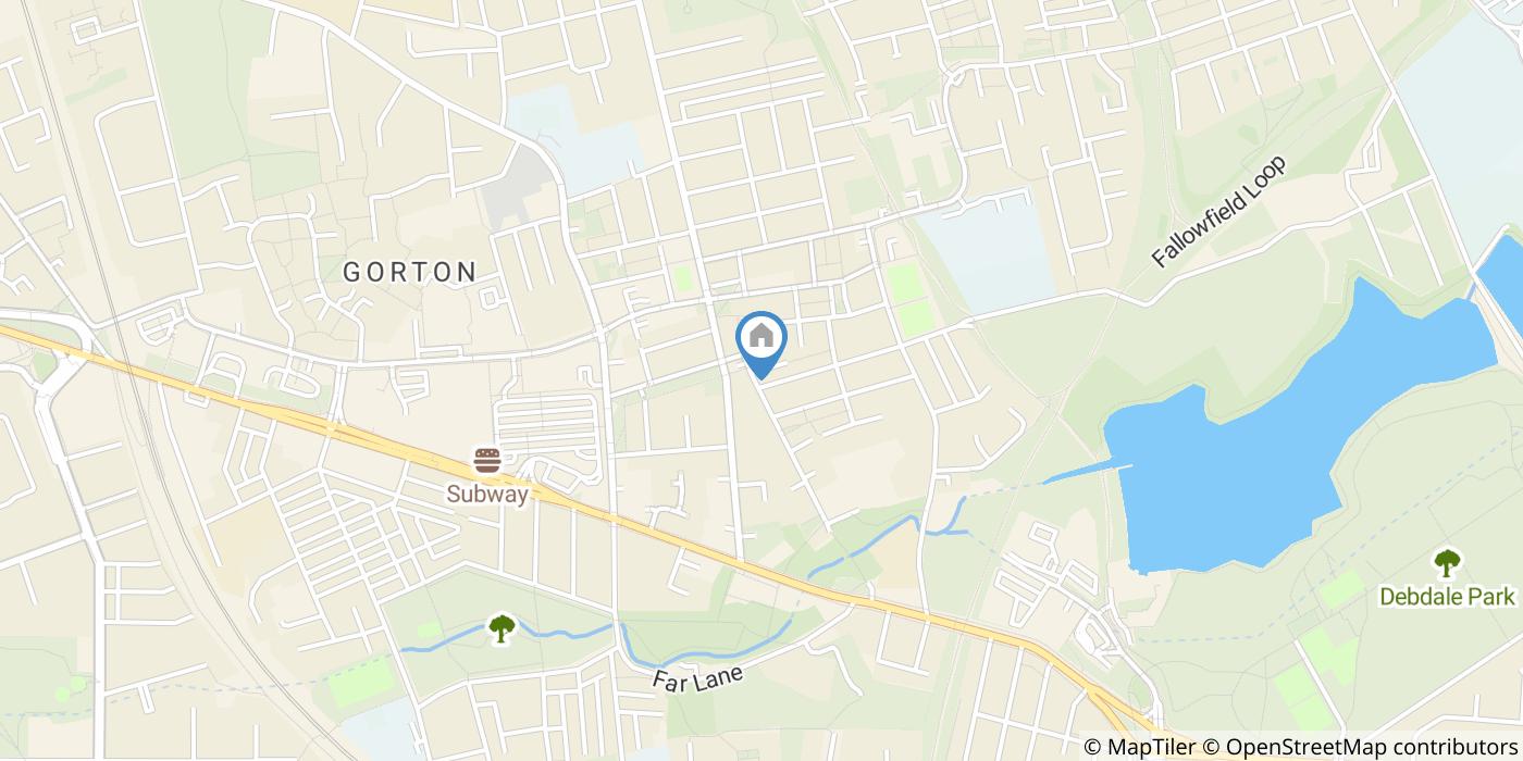 1 Bed End Terrace, Hobart St, M18