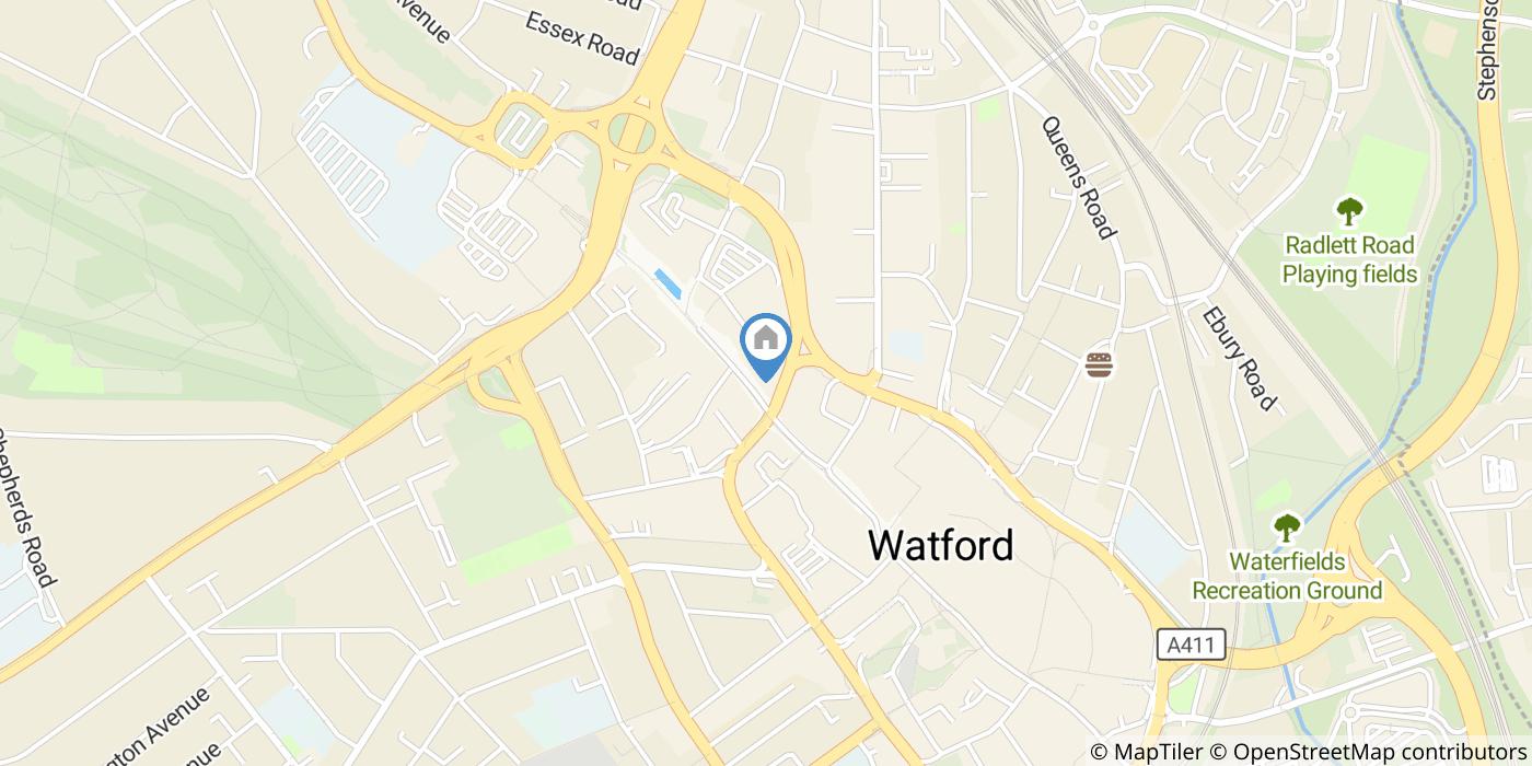 Studio Flat, Palace Apartments, WD17