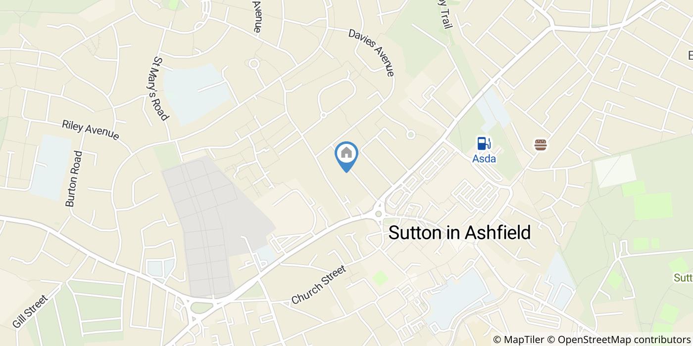 Room in a Shared House, Langford Street, NG17