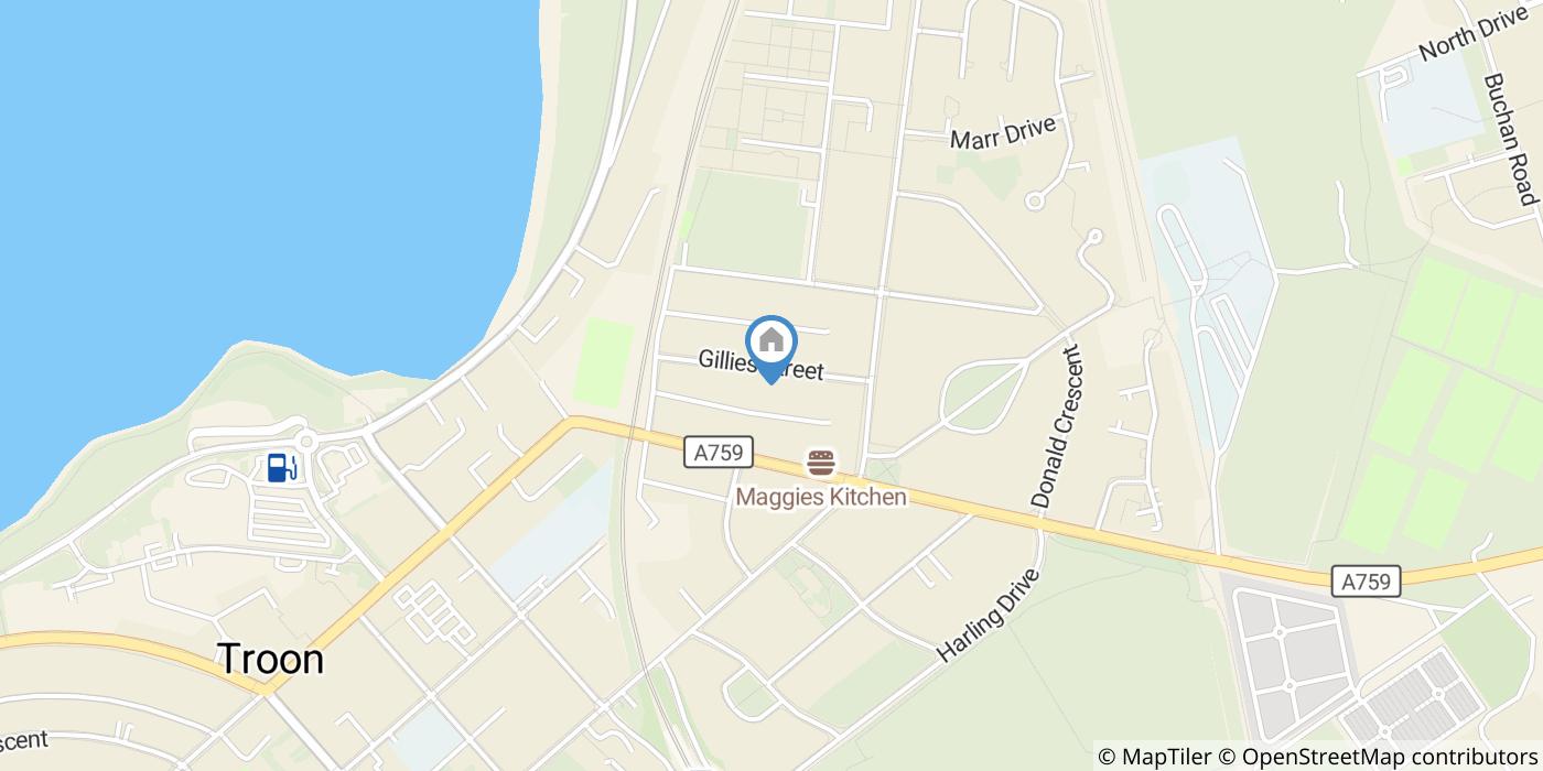1 Bed Flat, Gillies St, KA10
