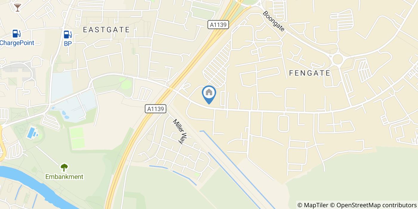 3 Bed Terraced House, Fengate, PE1