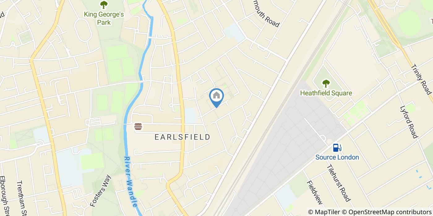 1 Bed Flat, Waverton Road, SW18