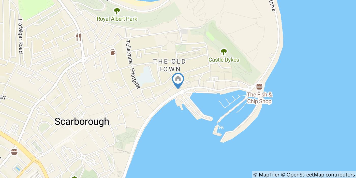 2 Bed Flat, Lifeboat Steps, YO11