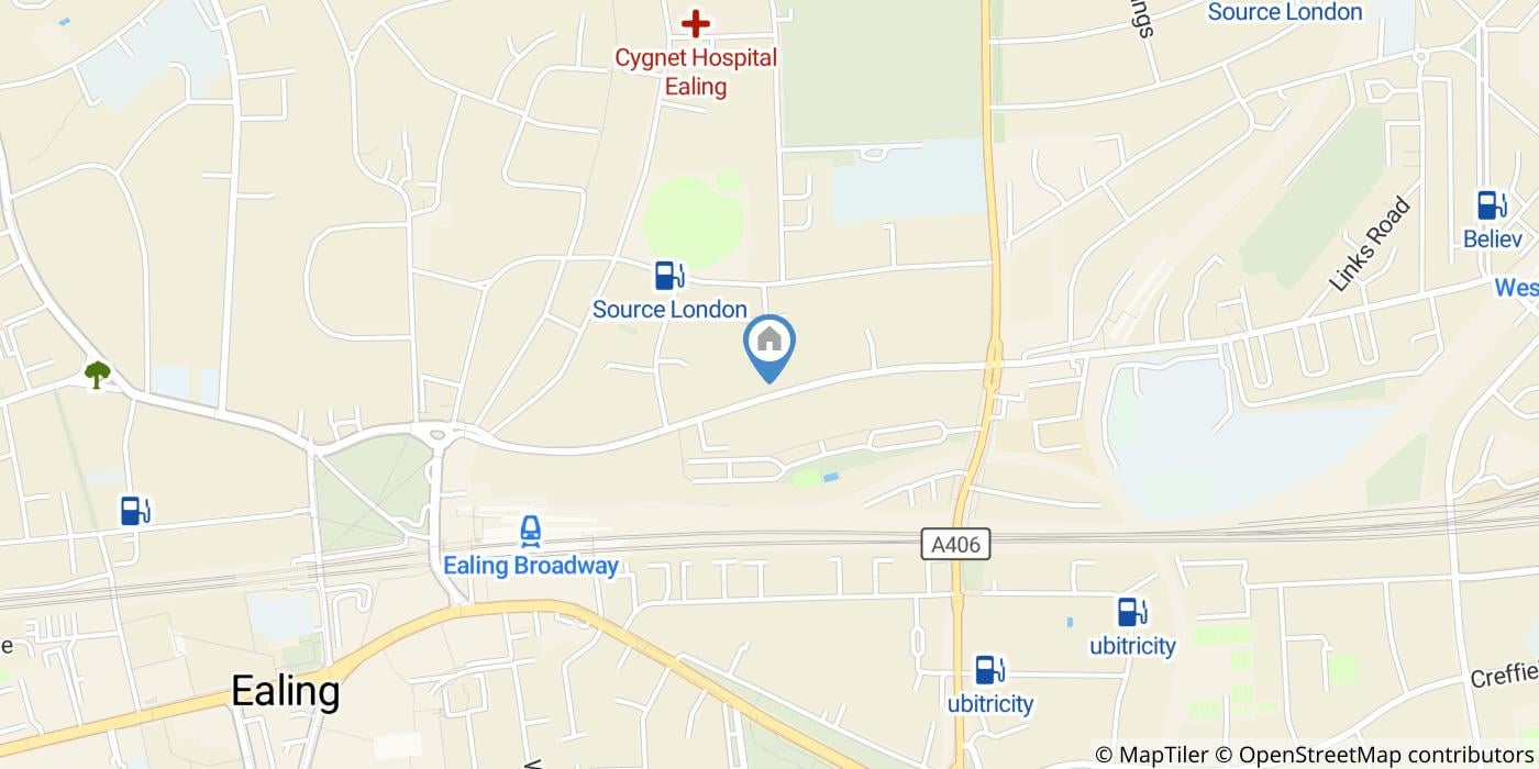 Studio Flat, Madeley Road, W5