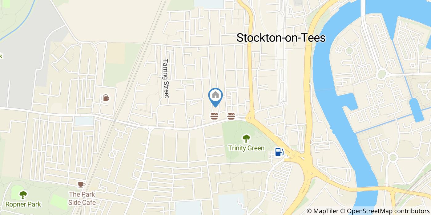 1 Bed Flat, Hartington Road, TS18