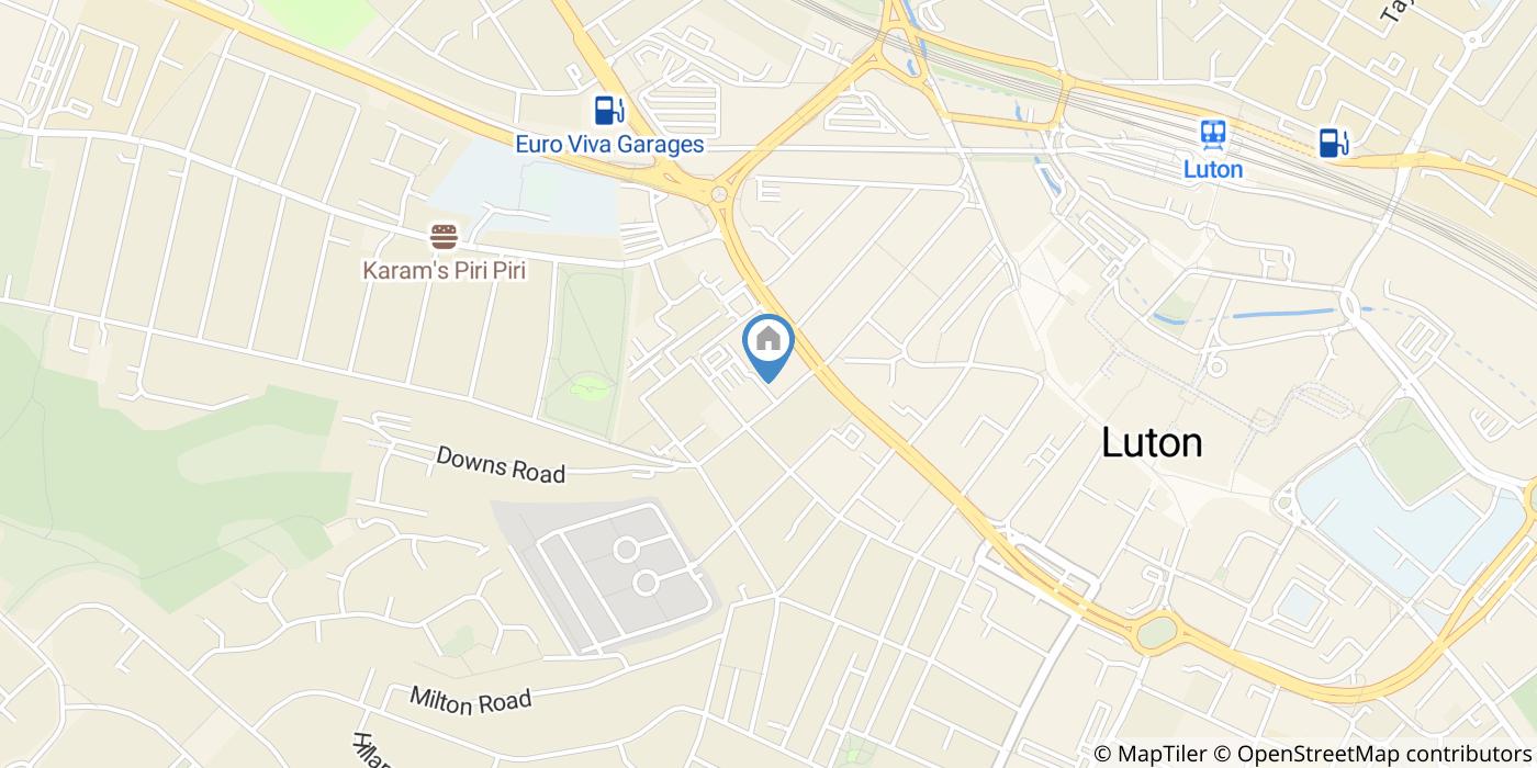 Studio Flat, Cardiff Road, LU1
