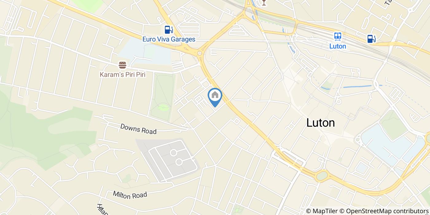 1 Bed Flat, Cardiff Road, LU1