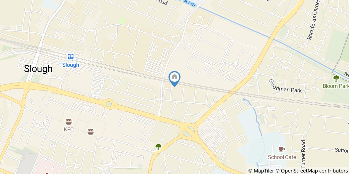 Slough - Studio Flat, Colonial Road, SL1 - To Rent Now for £740.00 p/m