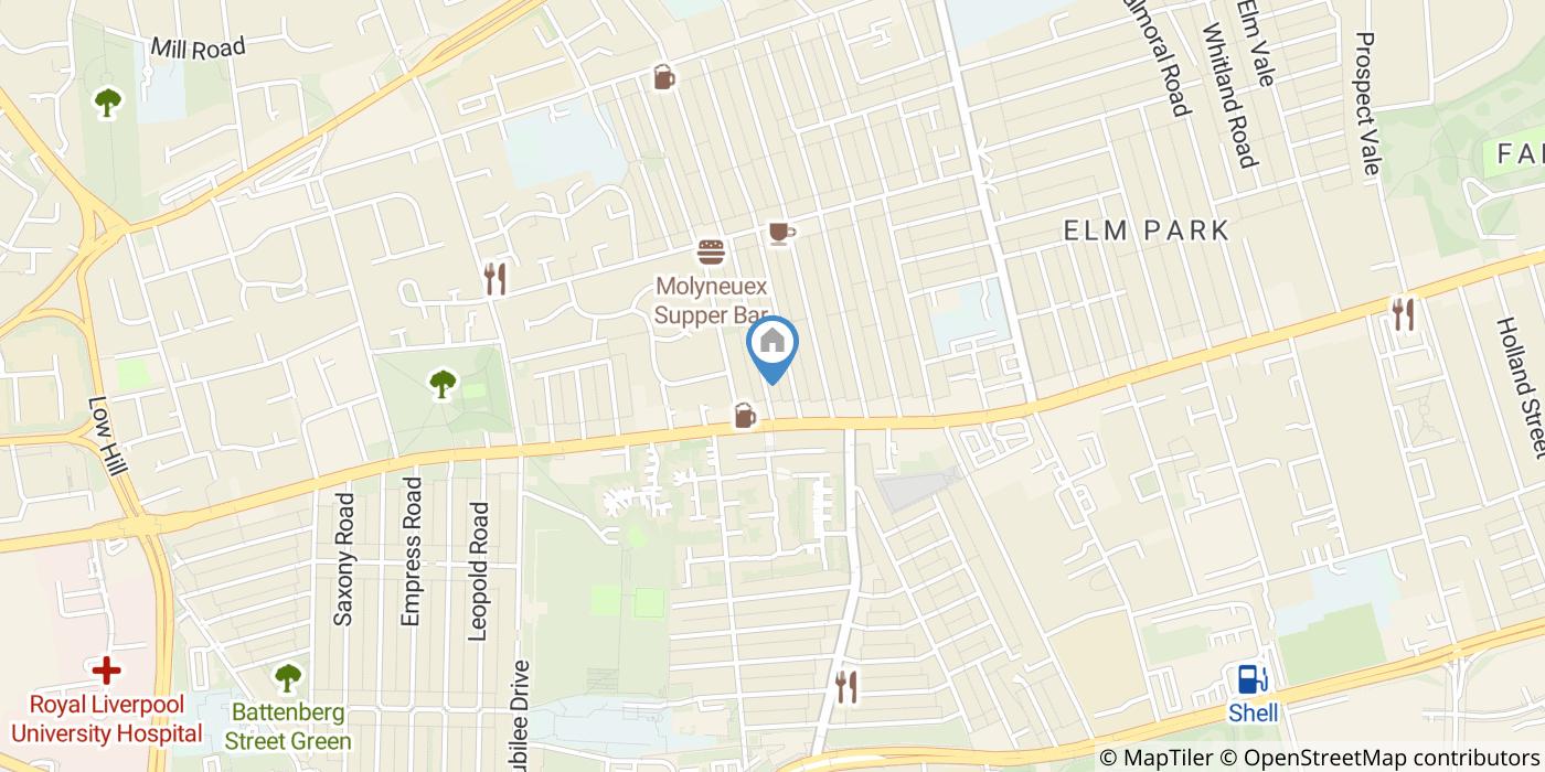 2 Bed Terraced House, Grantham St, L6