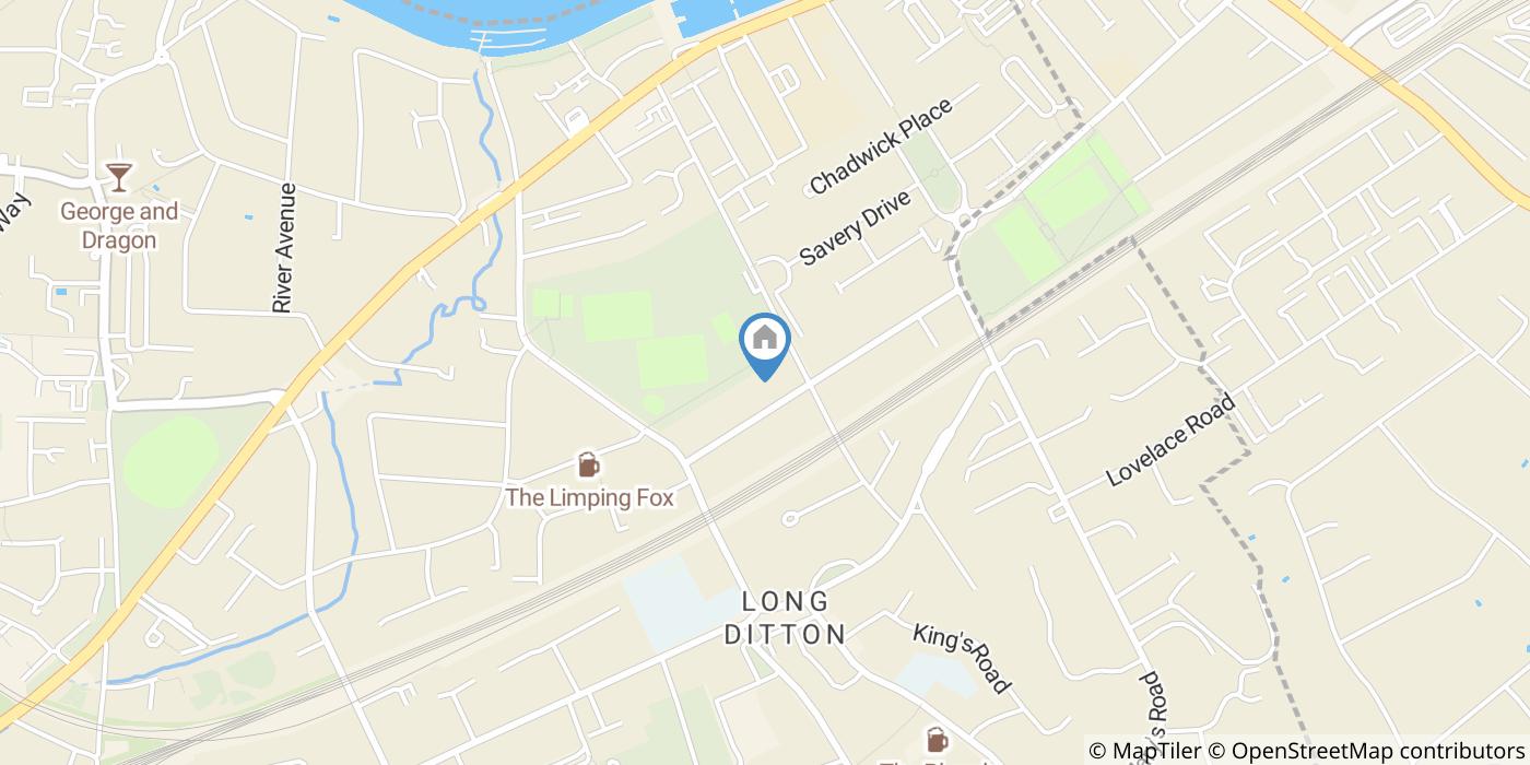 1 Bed Flat, Long Ditton, KT6