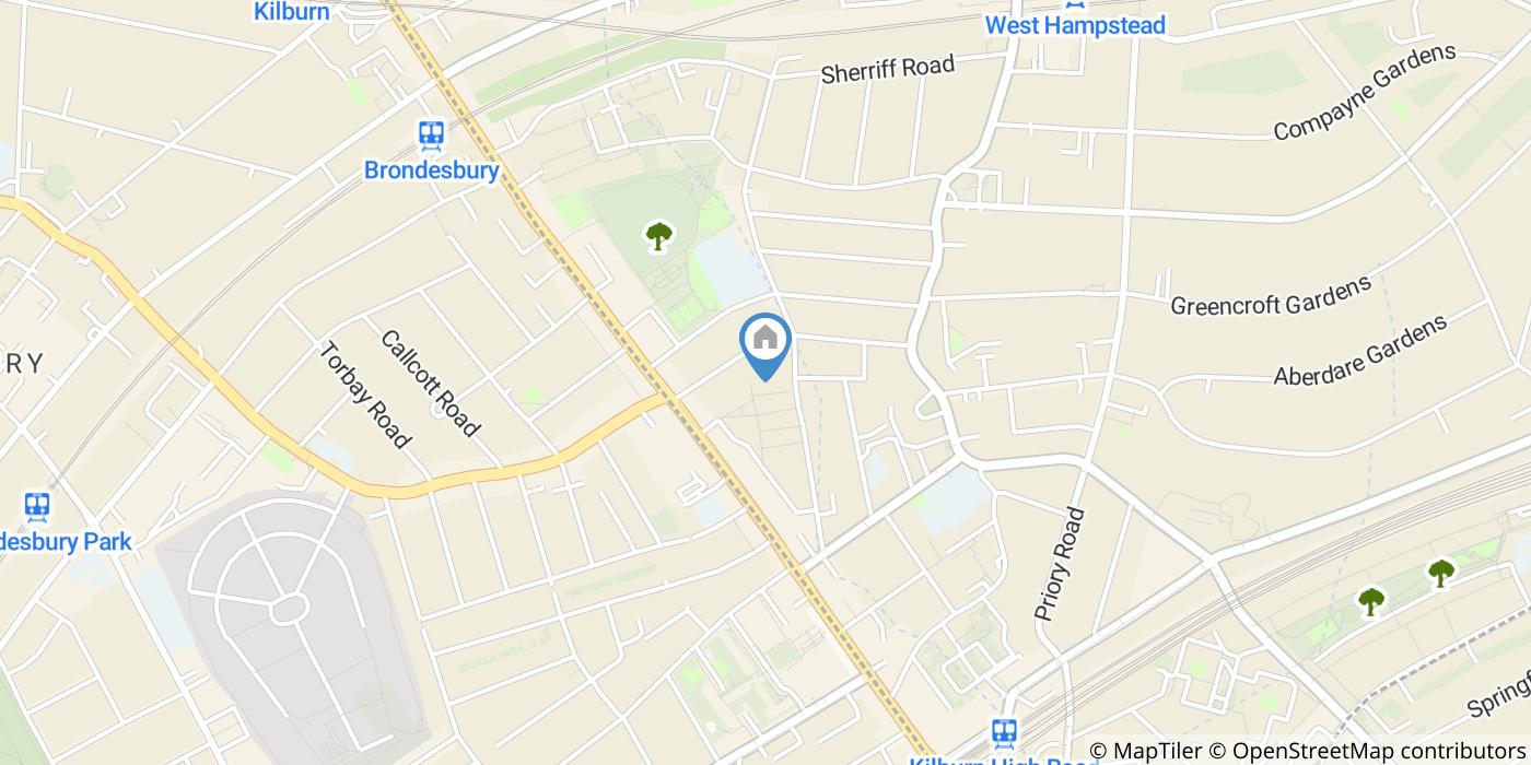 Room in a Shared Flat, Grange Place, NW6