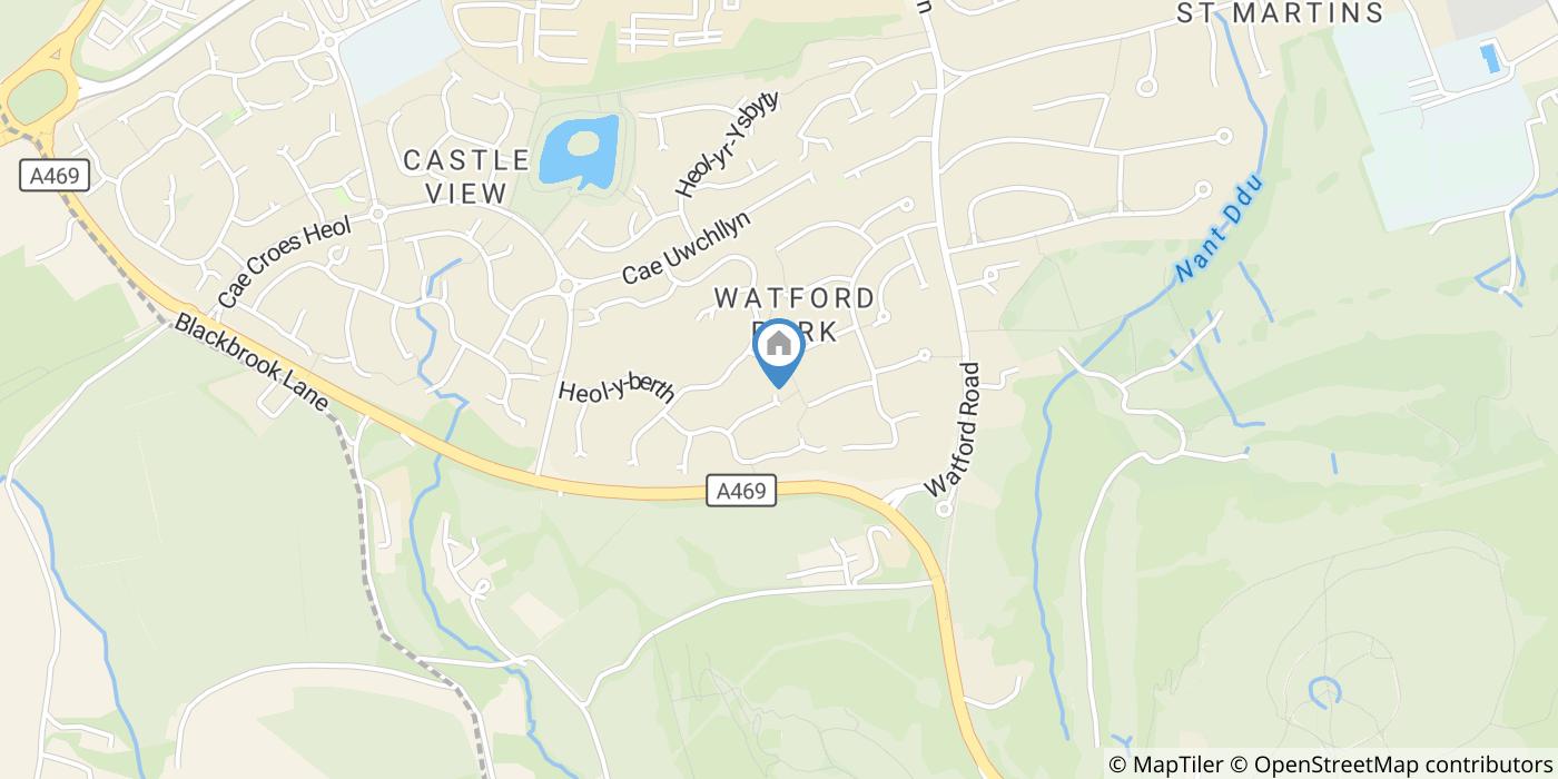 2 Bed Terraced House, Cwrt Draw Llyn, CF83