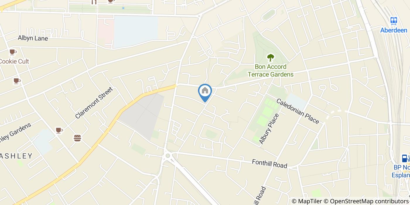 1 Bed Flat, Hollybank Place, AB11
