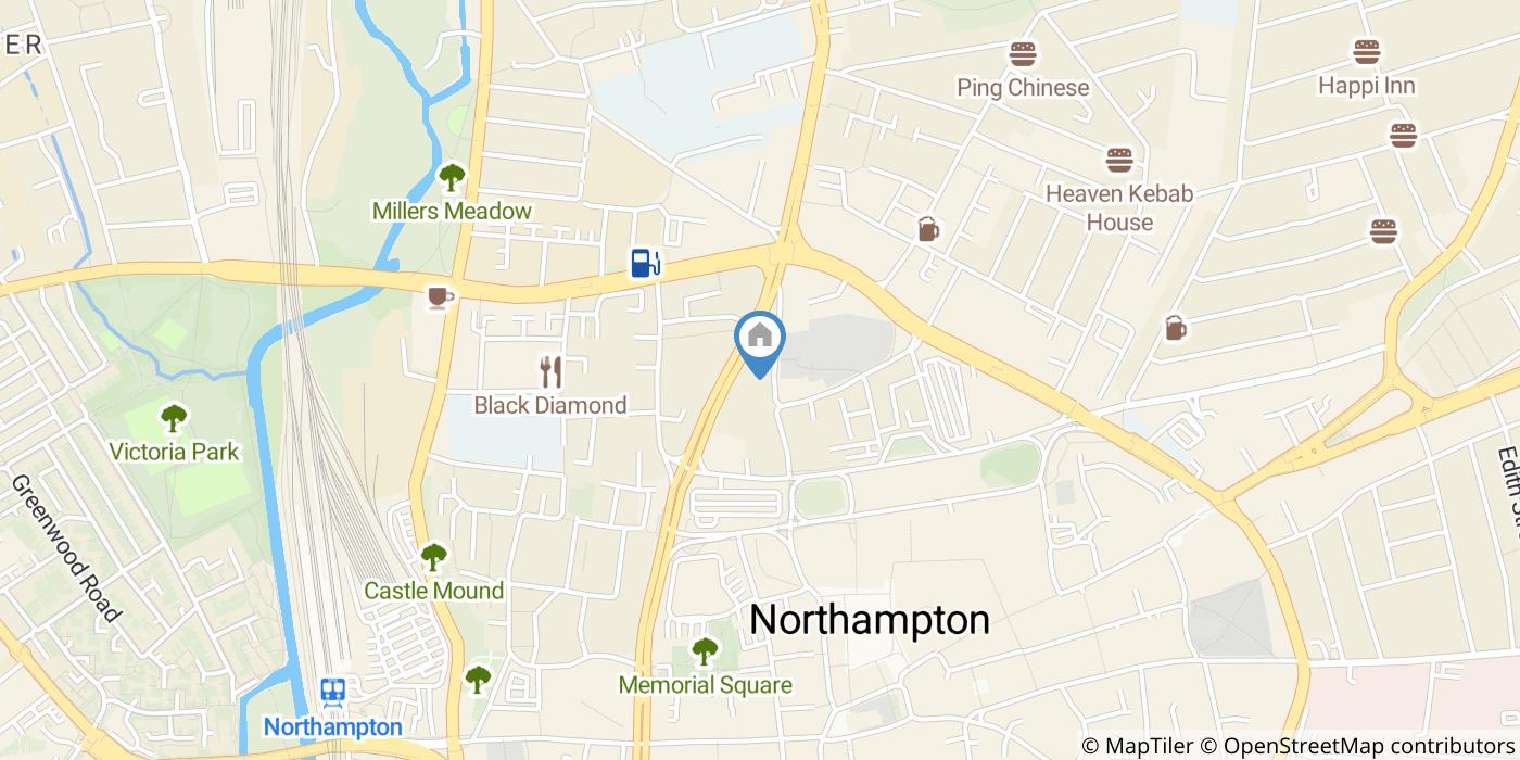 2 Bed Flat, Oriel House, NN1