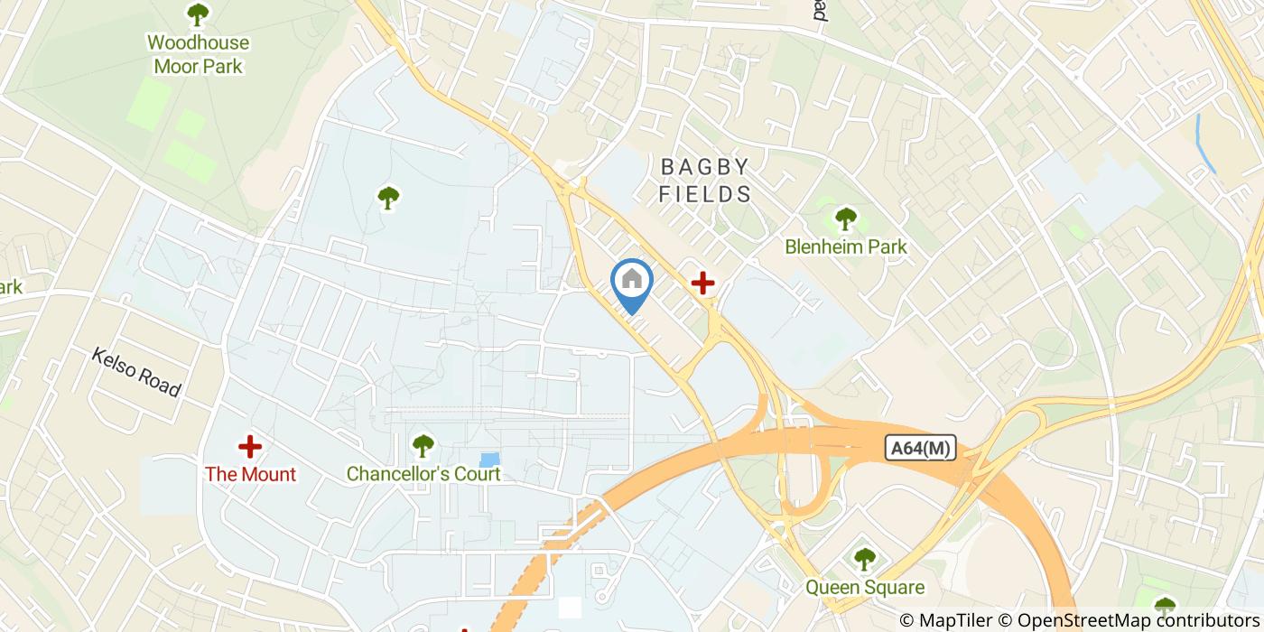 1 Bed Flat, Blenheim Terrace, LS2