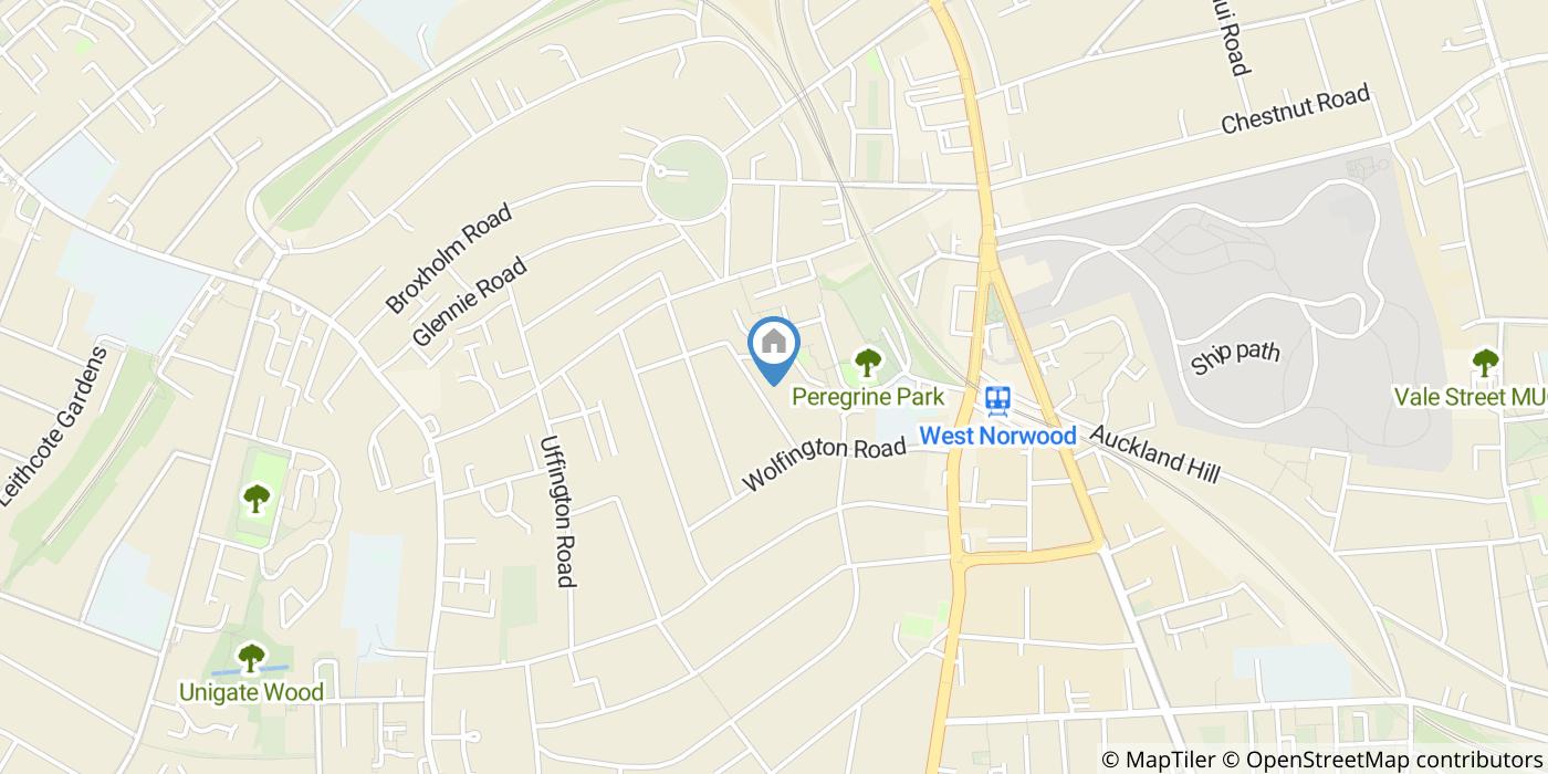 Room in a Shared Flat, Hainthorpe Road, SE27