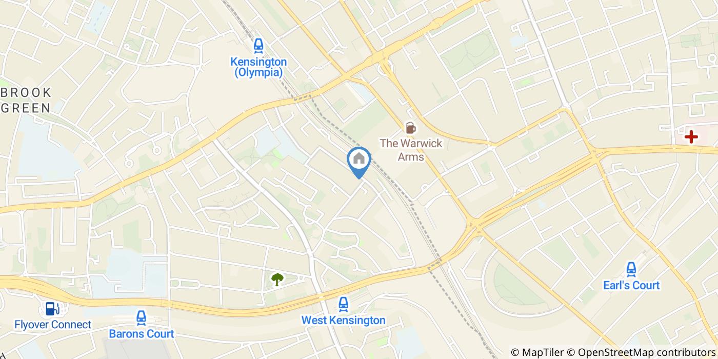 Room in a Shared House, Matheson Road, W14