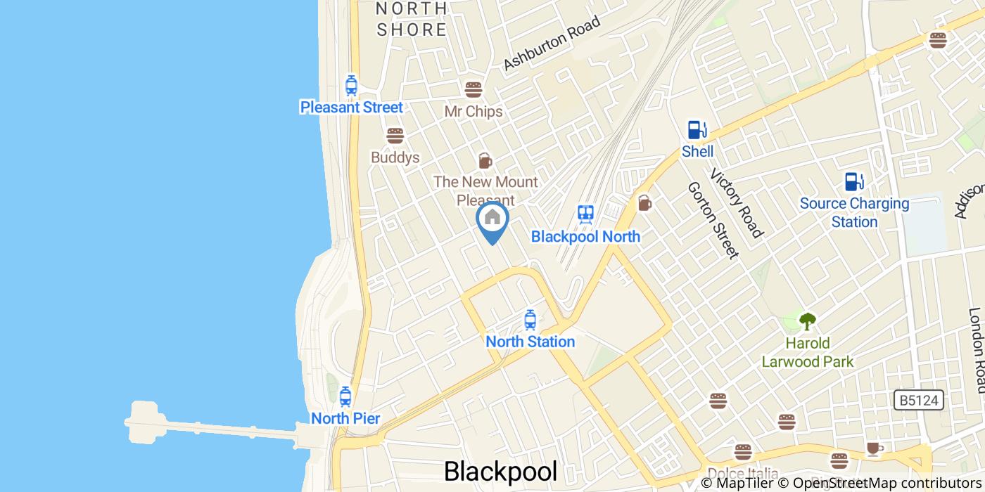 1 Bed Flat, Lord Street, FY1